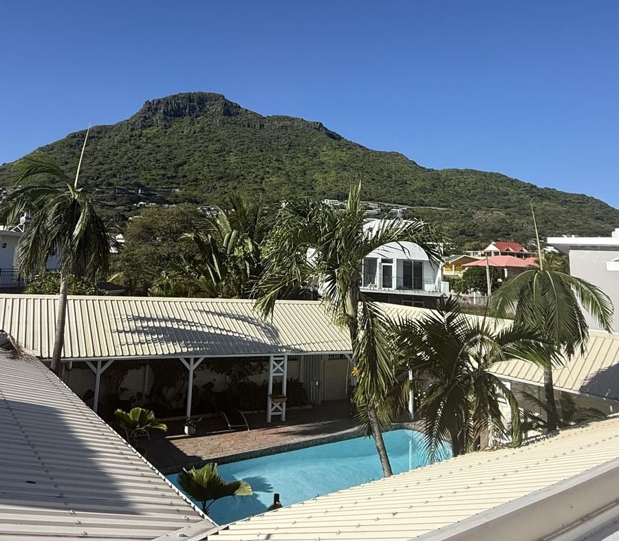 Villa Bellice — private and secure pool from above